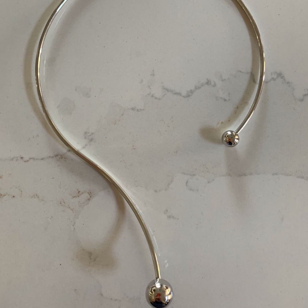 Treska Drop Choker Necklace Nwot 45$